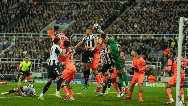 newcastle vs barcelona liga champions