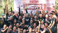 Tantangan ini mampu ditaklukan para peserta Counterpain Mud Warrior 2 di Taman Hutan Raya Bunder, Yogyakarta