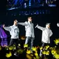 Tak sabar memberikan kabar bahagia, agensi yang mengasuh Big Bang--YG Entertainment--mengumumkan jadwal konser MADE di Indonesia dan Jepang