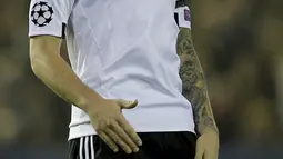 1. Paco Alcacer, bomber muda Spanyol ini dikabarkan Marca memohon kepada Valencia untuk melepasnya ke Barcelona. Barca berniat menjadikan pria 22 tahun ini sebagai pelapis trio Luis Suarez, Neymar dan Lionel Messi. (AFP/Jose Jordan) 