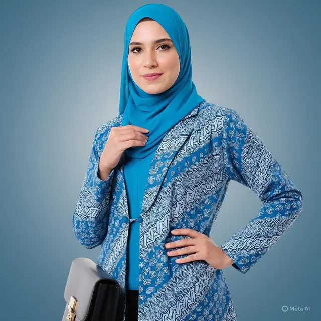 Blazer Batik untuk Profesional yang Modis