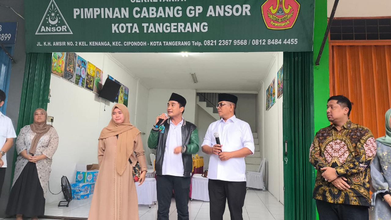 Calon Gubernur (Cagub) Banten nomor urut 2, Andra Soni-Dimyati Natakusumah mendapat dukungan dari Gerakan Pemuda (GP) Ansor Kota Tangerang.