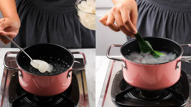 Merebus Kolang-Kaling