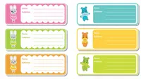 20 Template Label Nama Anak yang Lucu dan Cara Mencetaknya