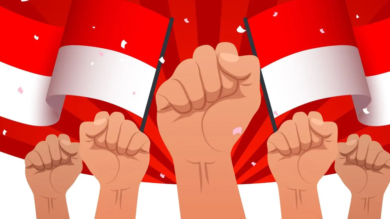 Ilustrasi persatuan Indonesia