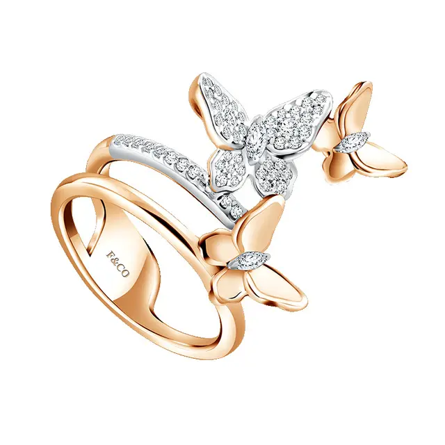 Ladies Ring, Flutter Collection, Frank & co.