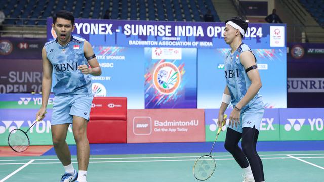 Fajar Alfian/Muhammad Rian Ardianto - India Open 2024 - Bulu Tangkis