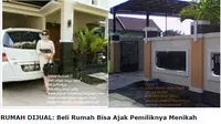 Dalam upaya untuk menjual rumahnya, seorang wanita asal Indonesia melakukan langkah yang terbilang `nyeleneh`. 