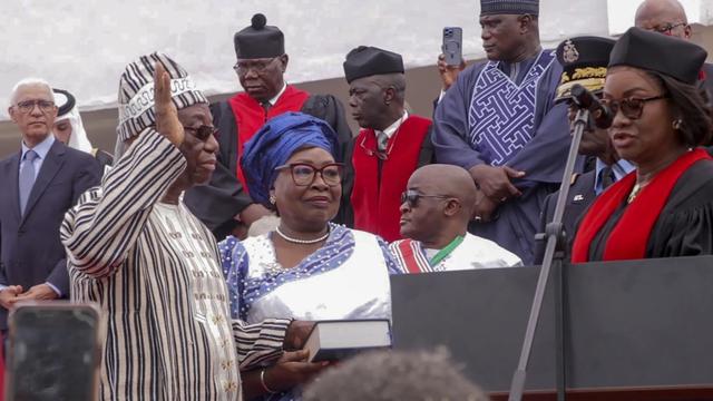 Presiden Liberia Joseph Boakai. (AP/File)