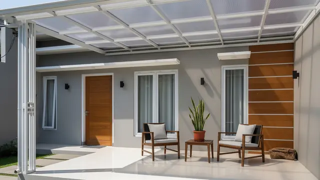 Ide Kanopi Teras Rumah Polycarbonate