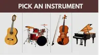 Pilih instrumen favoritmu. (sumber: jagranjosh)