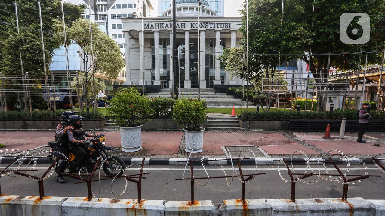 Pengamanan Gedung Mahkamah Konstitusi Diperketat