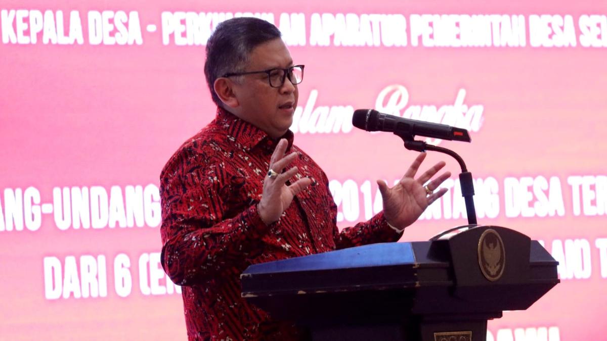 Temui Asosiasi Kepala Desa, Hasto Tegaskan Komitmen PDIP pada Desa