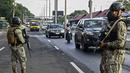 Tahun lalu, Lasso mengumumkan keadaan darurat sementara yang serupa sebanyak tiga kali untuk Guayaquil, yang menghadapi lonjakan tajam dalam pembunuhan terkait kejahatan terorganisir. (AFP/Gerardo Menoscal)