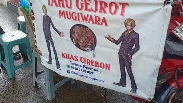 6 Nama Warung Terinspirasi dari Anime One Piece Ini Kelewat Unik, Kocak