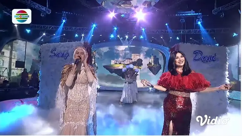 Ratna berduet denganTiti DJ di malam Grand Final LIDA 2021