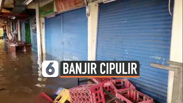 VIDEO: Akibat Banjir Aktivitas Pasar Cipulir Lumpuh