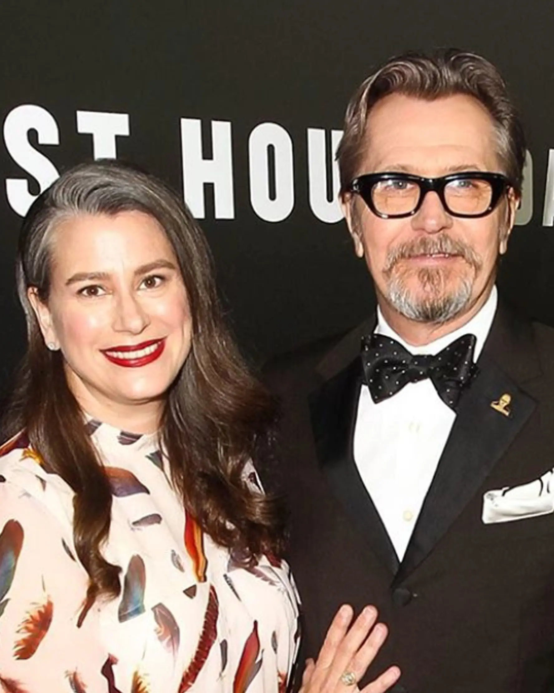 Gary Oldman dan istri baru, Gisele Schmidt (Instagram ericasauergrooming)