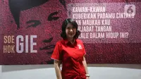 Wakil Ketua Dewan Pembina Partai Solidaritas Indonesia (PSI) Grace Natalie saat melakukan wawancara khusus dengan Liputan6.com di DPP PSI, Jakarta, Kamis (17/11/2022). (Liputan6.com/Johan Tallo)