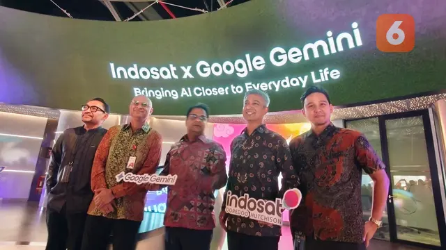 Indosat dan Google meluncurkan paket bundling Gemini AI Plus. Liputan6.com/Iskandar