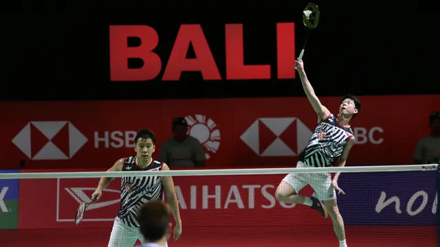 FOTO: Kevin/Marcus Melaju ke Final Indonesia Masters 2021