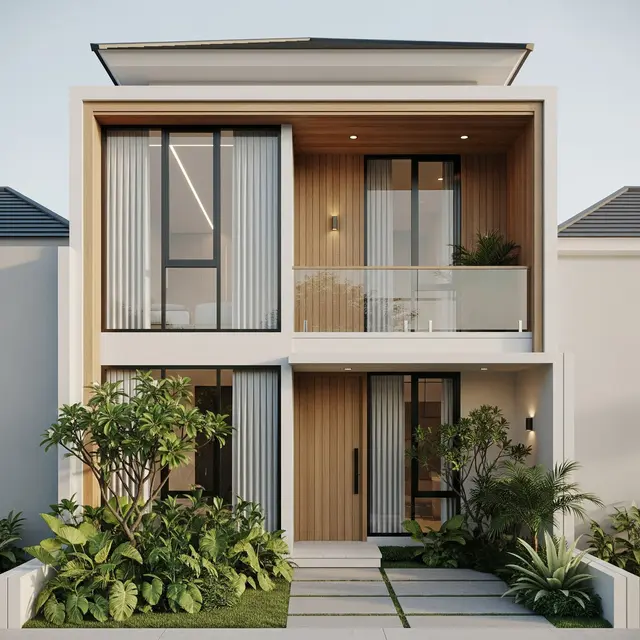 Model Fasad Rumah Kecil Tapi Terlihat Luas