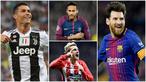 Media asal Prancis, L'Equipe, merilis daftar pemain sepak bola dengan gaji perbulan tertinggi. Dalam daftar tersebut bintang Barcelona Lionel Messi menempati posisi teratas mengalahkan Crisitiano Ronaldo. (Foto Kolase AP dan AFP)