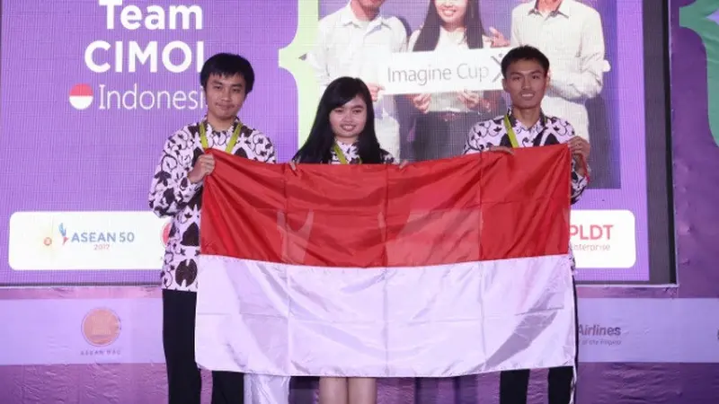 Hoax Analyzer Karya Mahasiswa ITB Juara Imagine Cup Asia Tenggara. Kredit: Microsoft