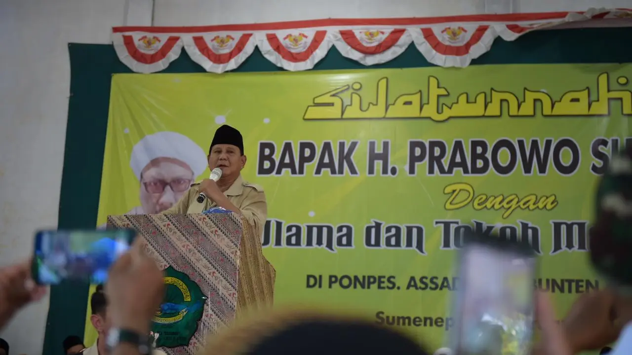 Di Depan Ulama Sumenep, Prabowo Ajak Kawal Pemilu Bersih, Jujur dan Adil