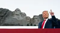 Presiden AS Donald Trump ingin tampil di Gunung Rushmore. Dok: Twitter @realdonaldtrump