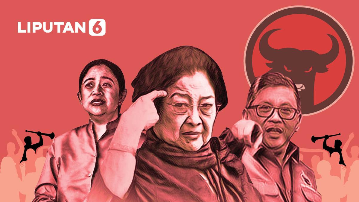 Infografis Rakernas V PDIP dan Pidato Politik Megawati - News Liputan6.com