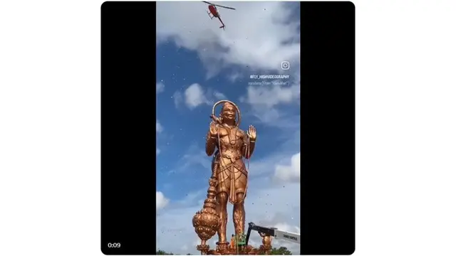 Patung Hanoman Raksasa 27,5 Meter Diresmikan di AS, Disebut 'Patung Persatuan'
