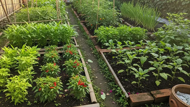 Ilustrasi Kebun Sayur.
