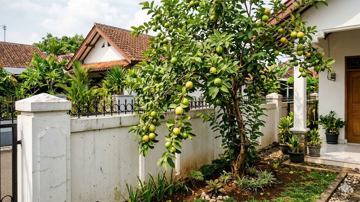 14 Pohon Buah yang Aman Ditanam di Rumah Tanpa Merusak Atap