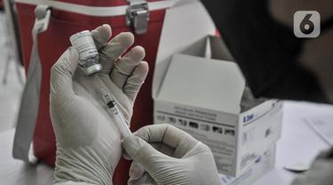 FOTO: Capaian Vaksinasi Booster COVID-19 Jakarta Masih Rendah