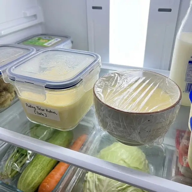 Cara Penyajian dan Penyimpanan Puding Telur Kukus