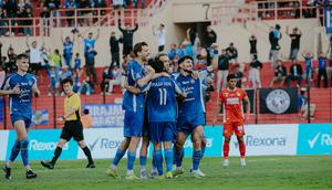 PSIM Yogyakarta berhasil meraih kemenangan 1-0 atas Semen Padang pada laga pekan ke-16 BRI Super League di Stadion Sultan Agung (SSA), Bantul, Minggu (4/1/2026) sore WIB. Gol tunggal kemenangan PSIM dicetak Ze Valente. (dok. PSIM Yogyakarta)