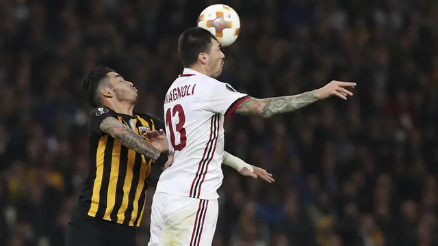 FOTO: Bertandang ke Yunani, AC Milan Hanya Bermain Imbang