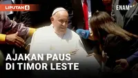 Paus Fransiskus mengakhiri kunjungannya di Timor Leste dengan pesan penuh harapan bagi generasi muda. Dalam pidato di hadapan ribuan pemuda, ia mendorong mereka untuk membangun negara dengan fondasi perdamaian, kesejahteraan, dan rekonsiliasi, di ten...