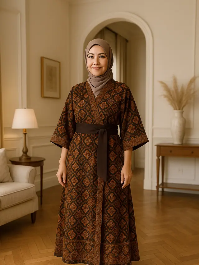 Model Gamis Kekinian untuk Ibu-Ibu Usia 40 Tahun ke Atas