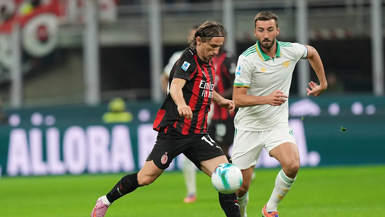 ac milan vs as roma luka modric