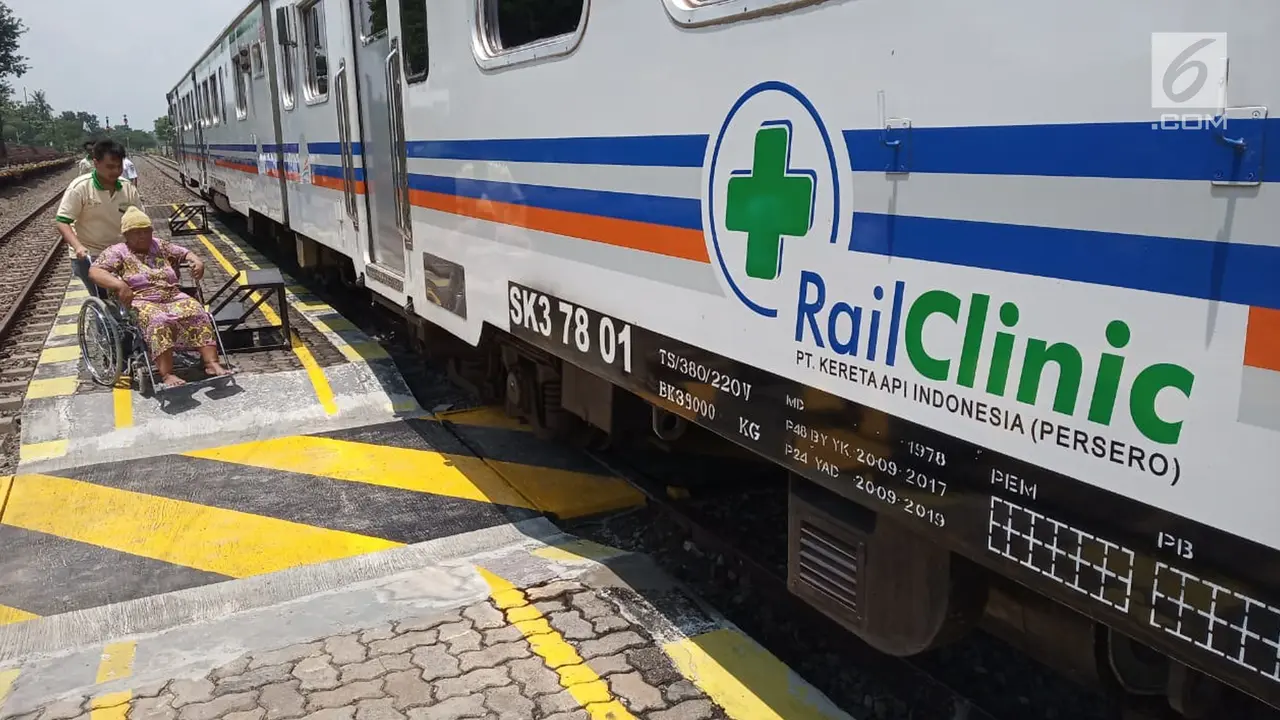 Rail Clinic PT KAI Beri Pengobatan Gratis di Stasiun Alastua Semarang
