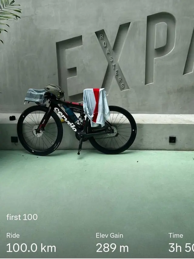 Potret Bio One Capai 100 KM Bersepeda (credit: https://www.instagram.com/bojvoyej/).