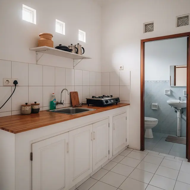 9 Desain Dapur Dekat Kamar Mandi, Estetis dan Fungsional
