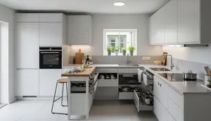 7 Ide Dapur Minimalis 3x2 dengan Banyak Tempat Penyimpanan, Tetap Rapi dan Nyaman