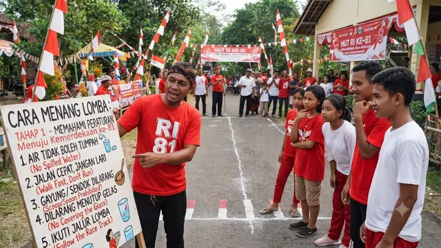 Cara Menang Lomba Membawa Gelas Berisi Air Sampai Garis Finis