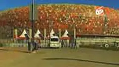 Kota Johannesburg, Afrika Selatan, berangsur sepi setelah pesta Piala Dunia 2010 berakhir. Kini warga beraktivitas seperti biasa. 