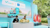 ASRI jalin kemitraan strategis dengan penyedia layanan taksi listrik asal Vietnam, Xanh SM. (ist)
