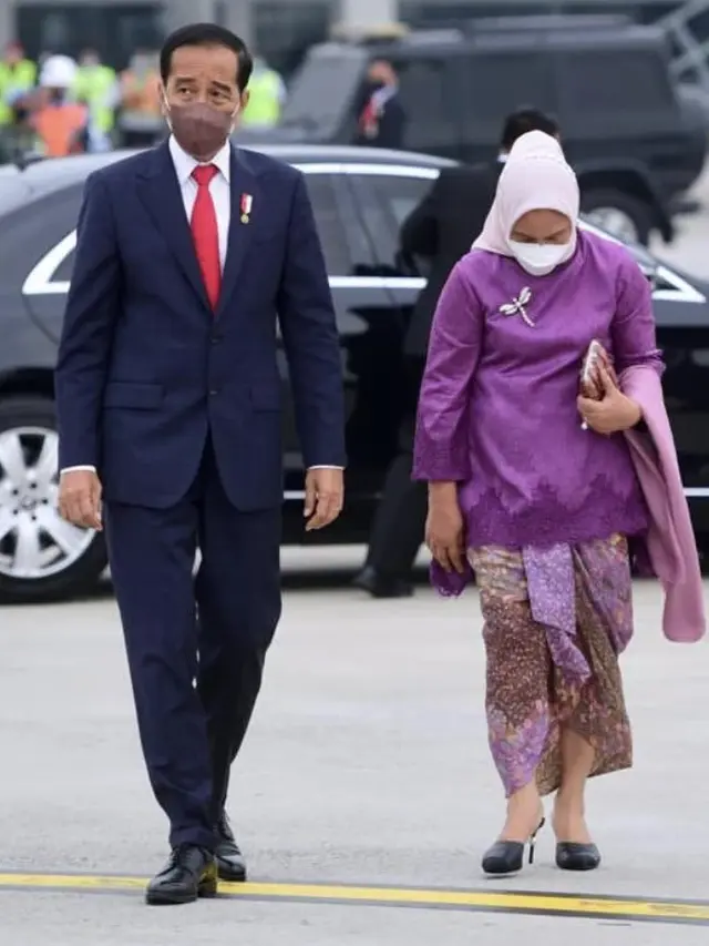 Jokowi dan Iriana di Jerman
