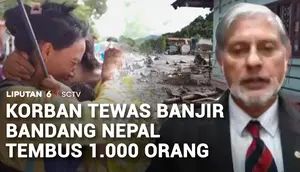 Korban Tewas Banjir Bandang di Nepal Tembus 1.000 Orang